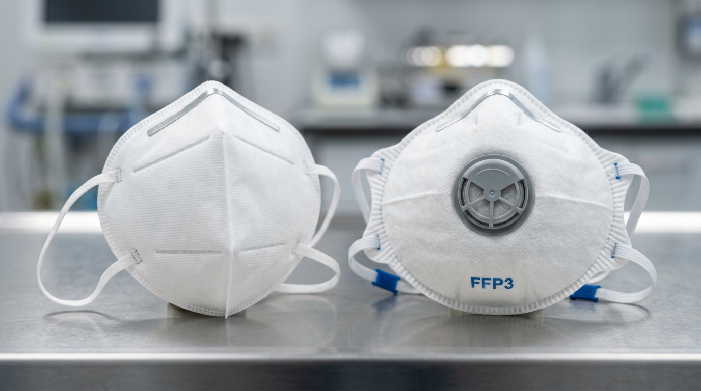 Quelle différence entre masque FFP2 et FFP3 : Le comparatif technique complet