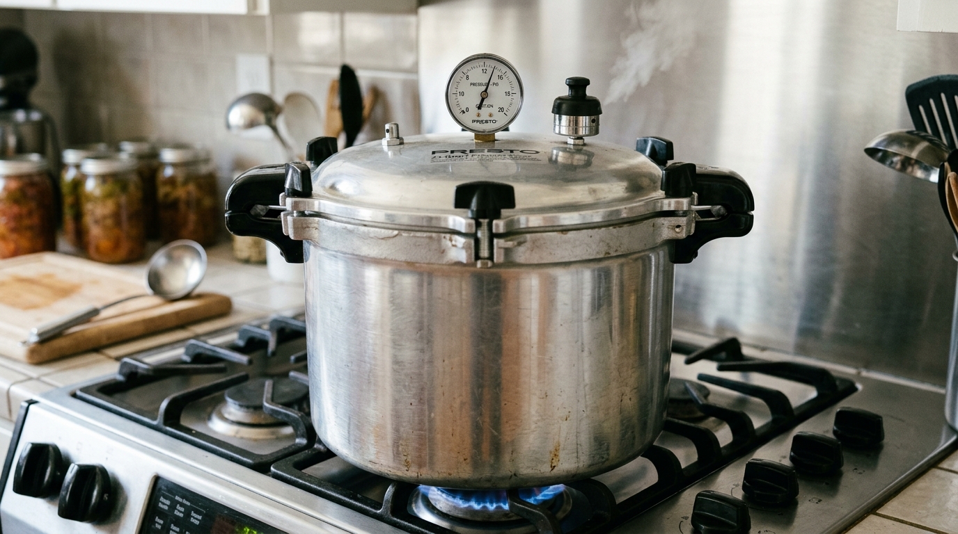 Autocuiseur sous pression professionnel utilisé pour stériliser les aliments peu acides à 116 degrés