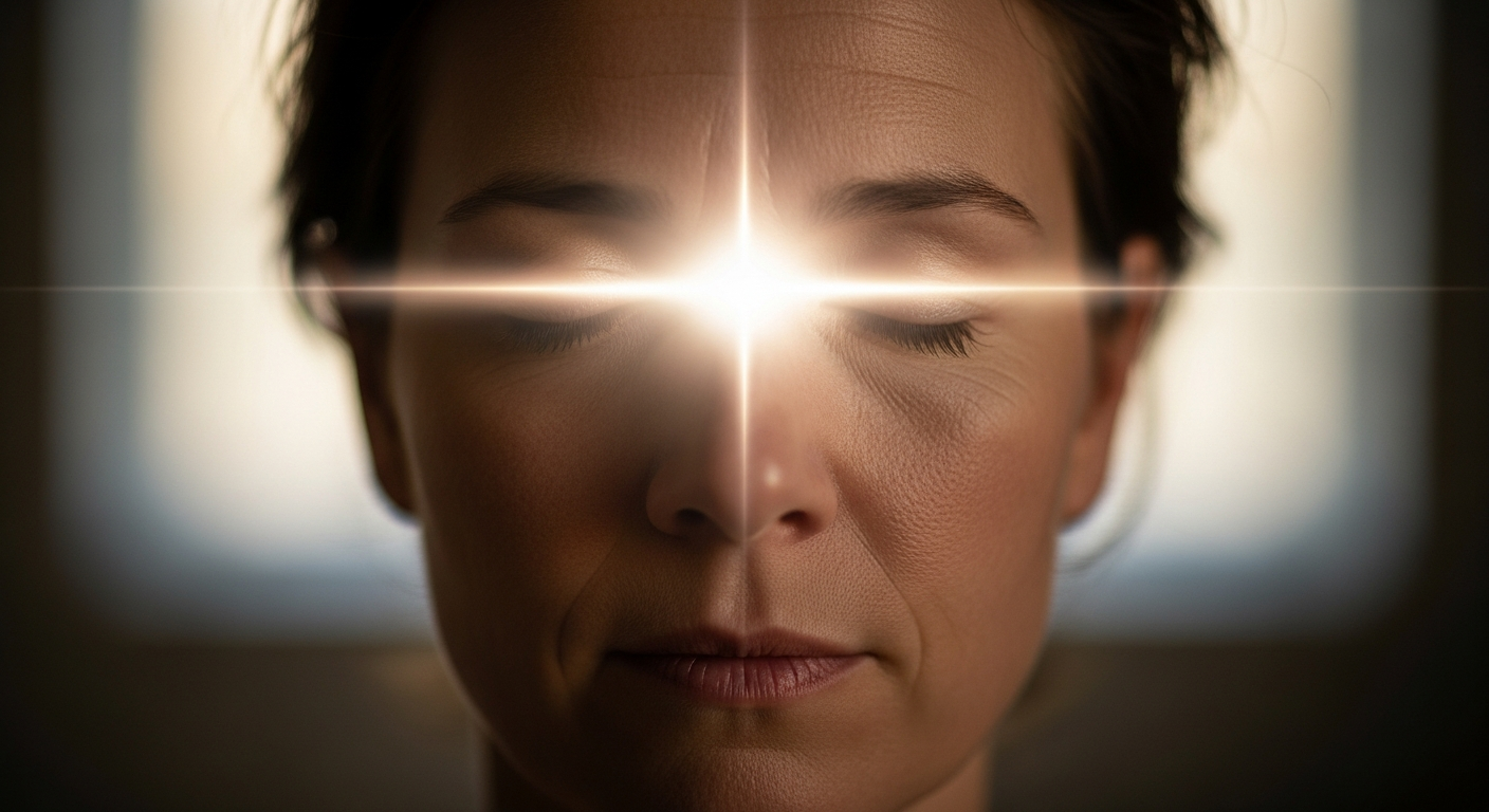 Flash lumineux yeux fermés spiritualité : Guide complet