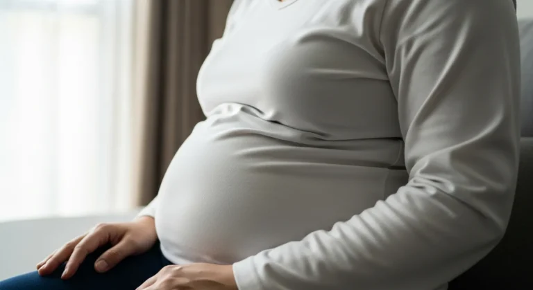 Estomac gonflé sous la poitrine : causes, solutions et quand consulter