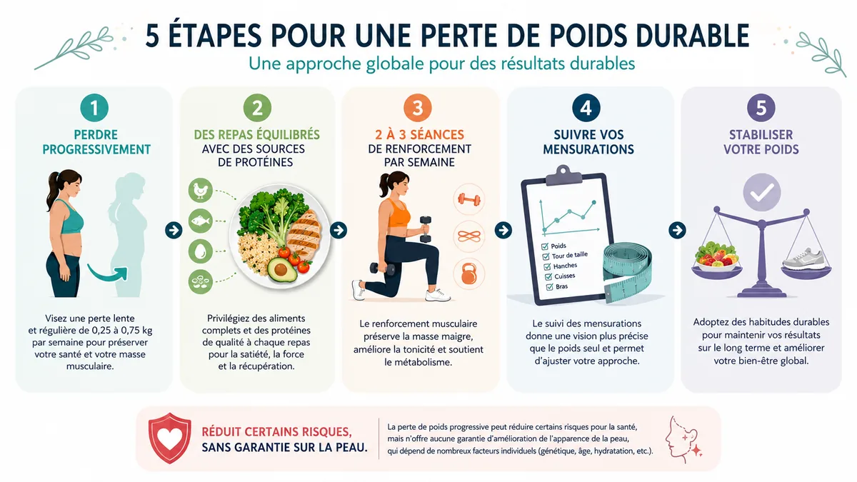 Étapes pour préserver les muscles pendant une perte de poids
