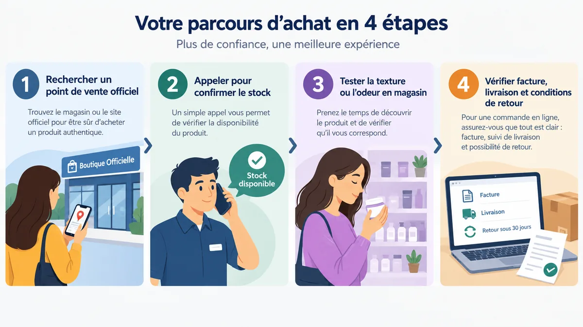 Checklist pour acheter Comme Avant en magasin ou en ligne