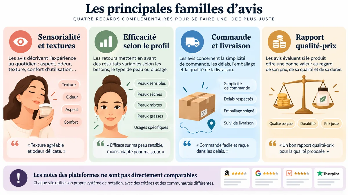 Infographie des avis positifs et négatifs sur Comme Avant
