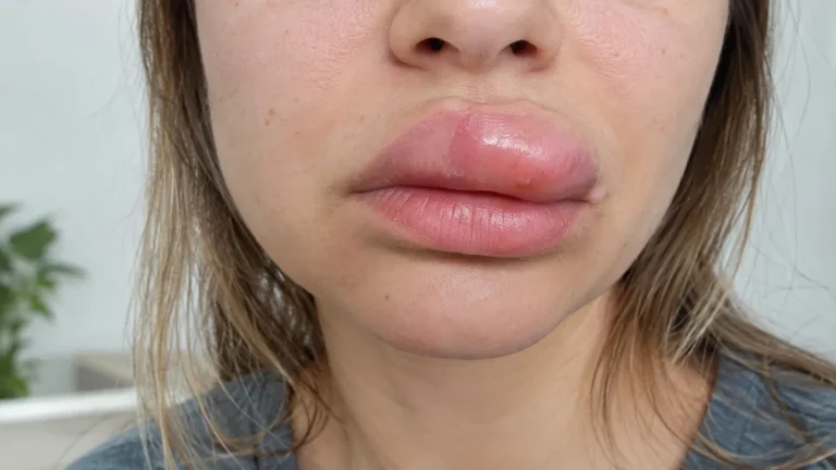 Lèvre qui gonfle soudainement que faire : causes et urgence