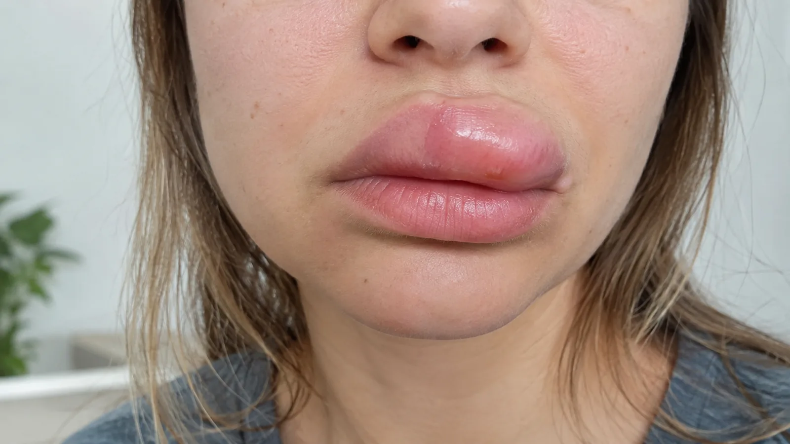 Lèvre qui gonfle soudainement que faire : causes et urgence