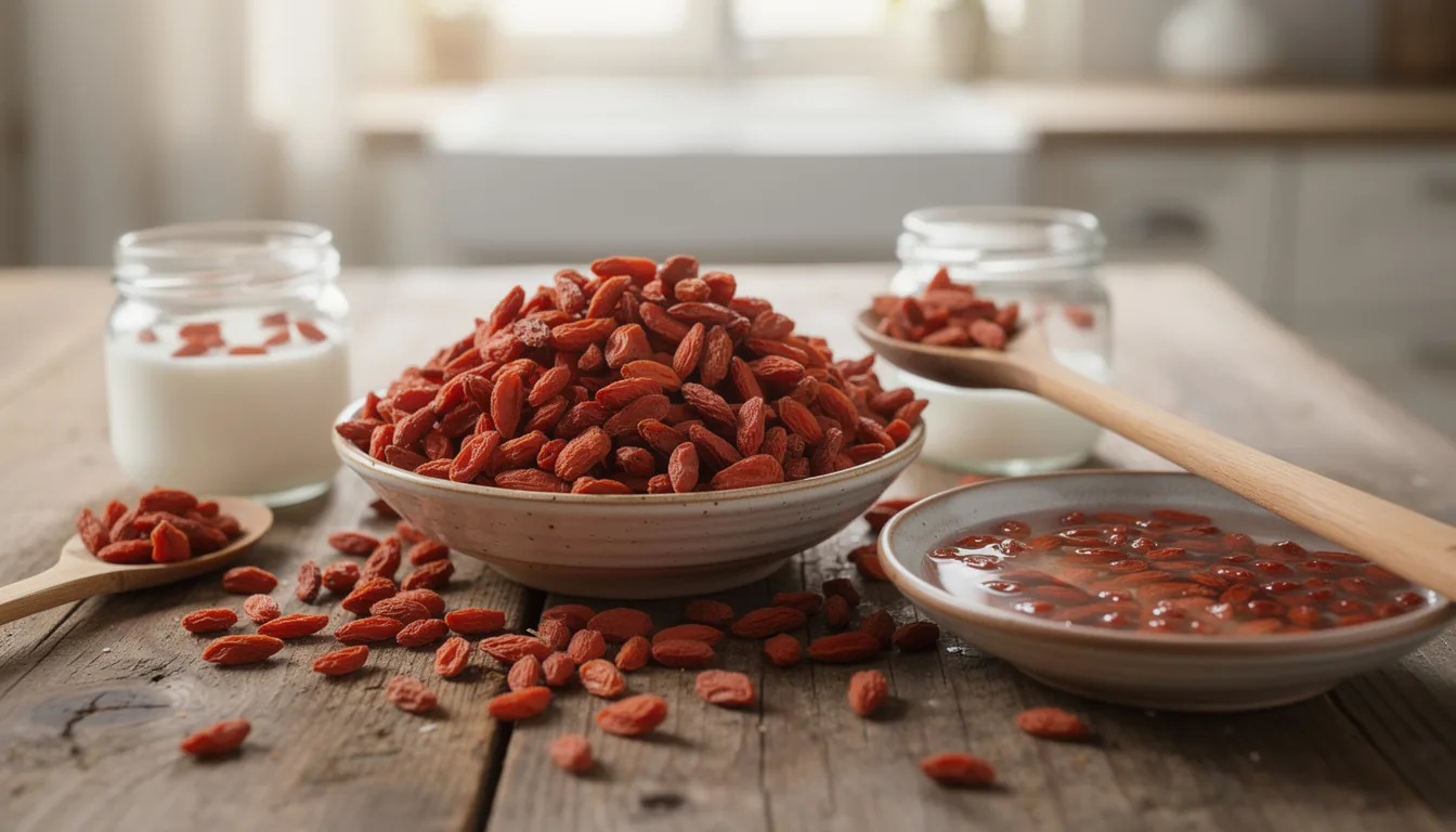 Baie de goji : comment les manger, bienfaits et recettes