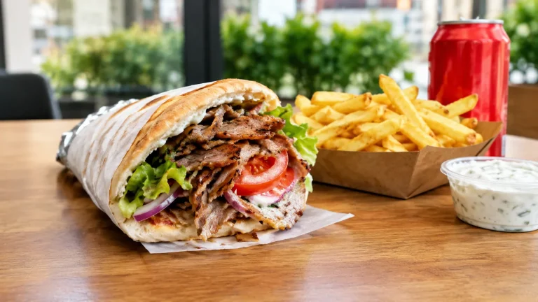 Combien de calorie dans un kebab ? Estimation par format