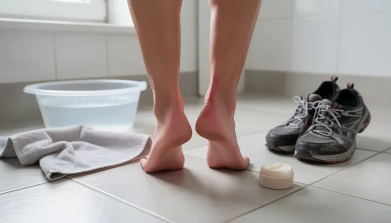 Echauffement sous les pieds que faire : gestes de soulagement
